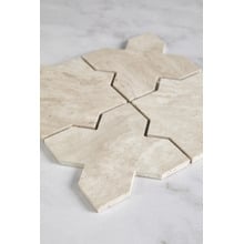 Apollo Beige Star & Cross Travertine Mosaic Tile